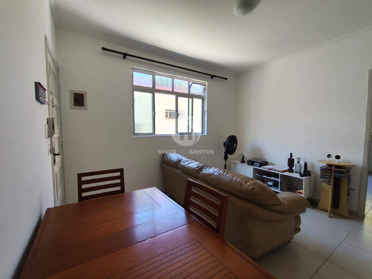 Apartamento Reformado, 2 Dormitórios, Vista Livre e Vaga para Moto no Marapé – Santos/SP em Marapé, Santos — foto 2