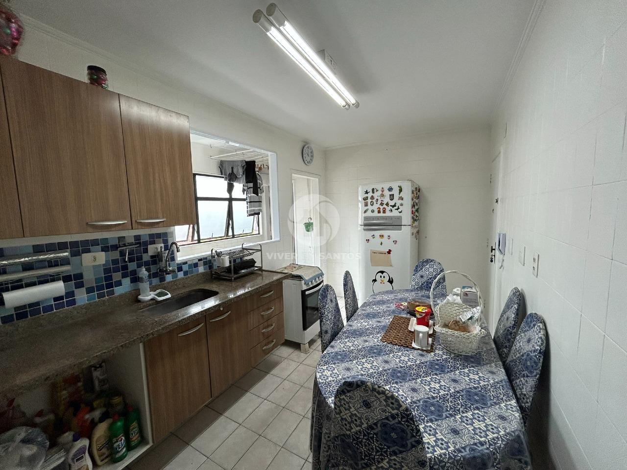 Apartamento 3 Dormitórios, Suíte, Sala para 3 Ambientes e Vaga Demarcada no Marapé – Santos/SP em Marapé, Santos — foto 8