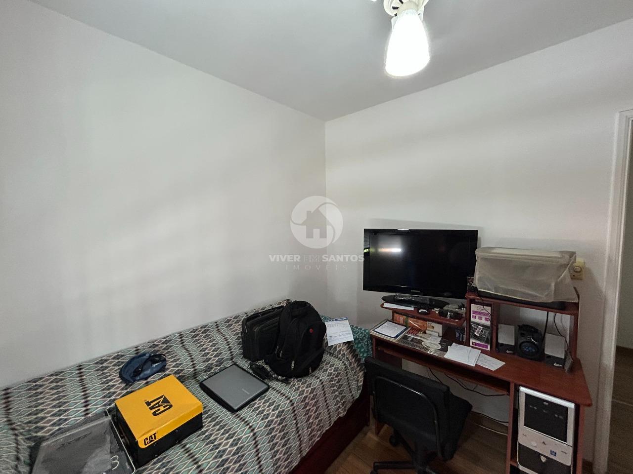 Apartamento 3 Dormitórios, Suíte, Sala para 3 Ambientes e Vaga Demarcada no Marapé – Santos/SP em Marapé, Santos — foto 19