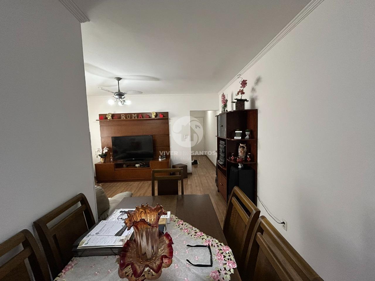 Apartamento 3 Dormitórios, Suíte, Sala para 3 Ambientes e Vaga Demarcada no Marapé – Santos/SP em Marapé, Santos — foto 7
