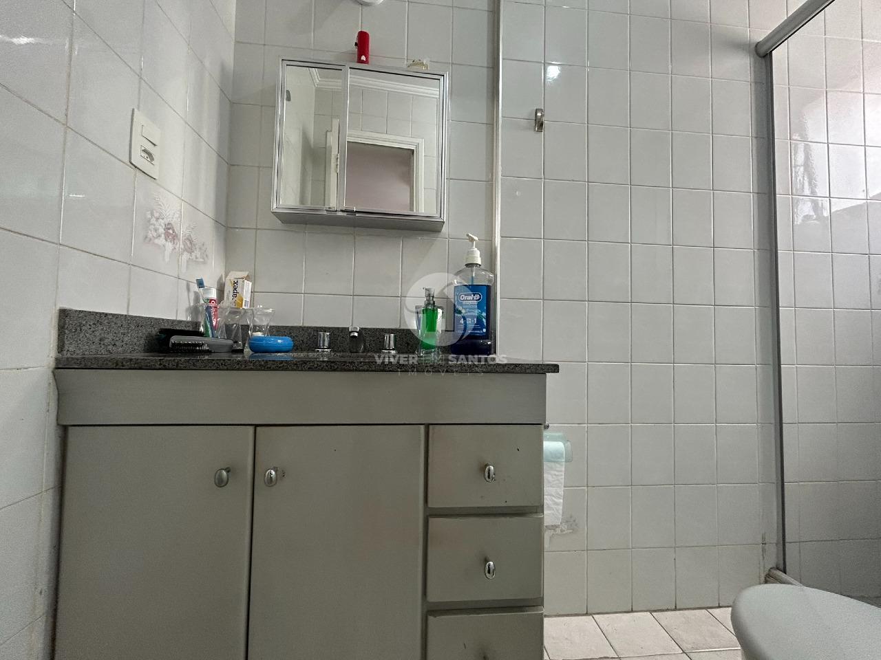 Apartamento 3 Dormitórios, Suíte, Sala para 3 Ambientes e Vaga Demarcada no Marapé – Santos/SP em Marapé, Santos — foto 21