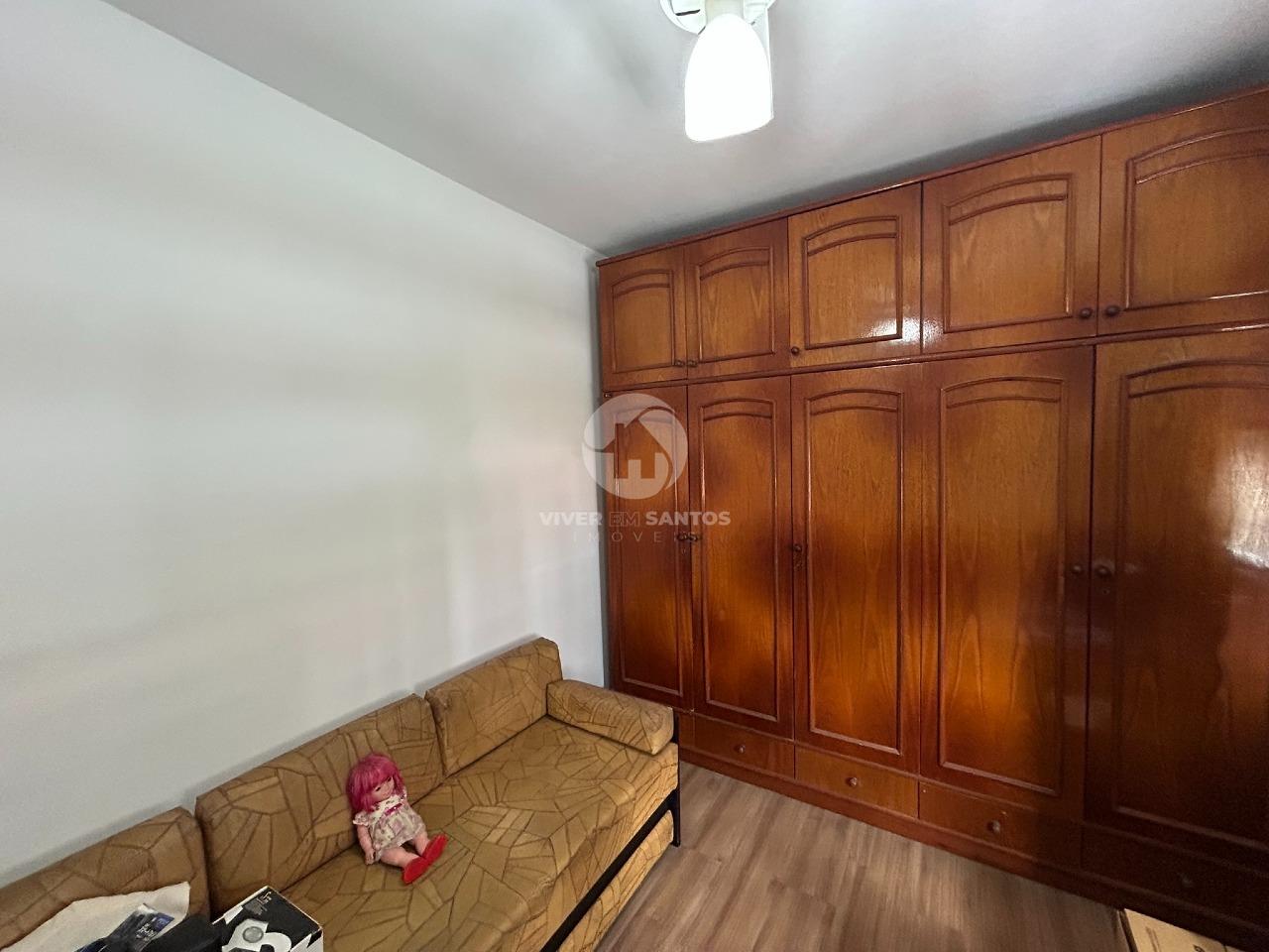 Apartamento 3 Dormitórios, Suíte, Sala para 3 Ambientes e Vaga Demarcada no Marapé – Santos/SP em Marapé, Santos — foto 16
