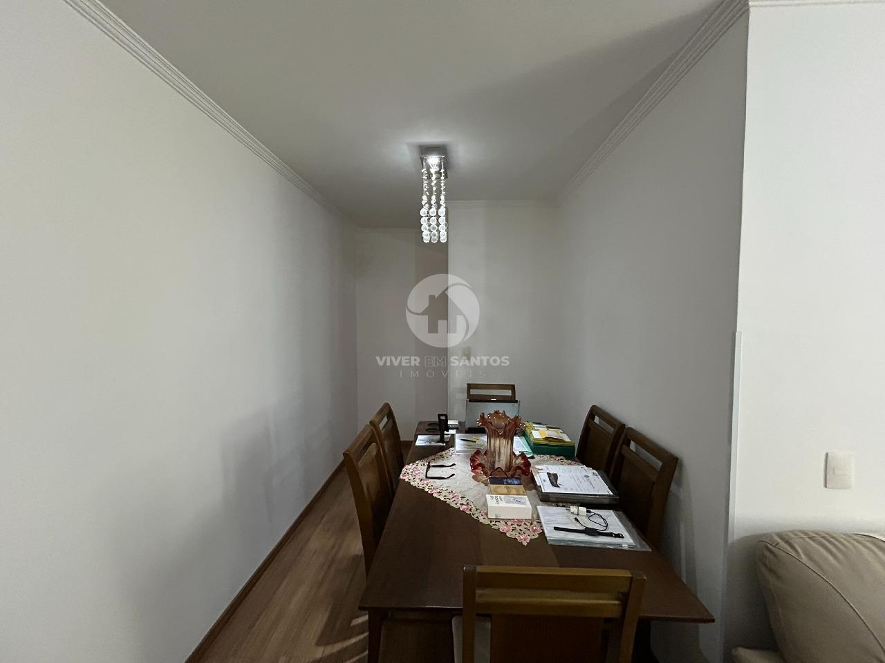 Apartamento 3 Dormitórios, Suíte, Sala para 3 Ambientes e Vaga Demarcada no Marapé – Santos/SP em Marapé, Santos — foto 6