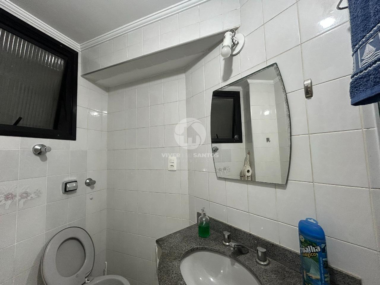 Apartamento 3 Dormitórios, Suíte, Sala para 3 Ambientes e Vaga Demarcada no Marapé – Santos/SP em Marapé, Santos — foto 22