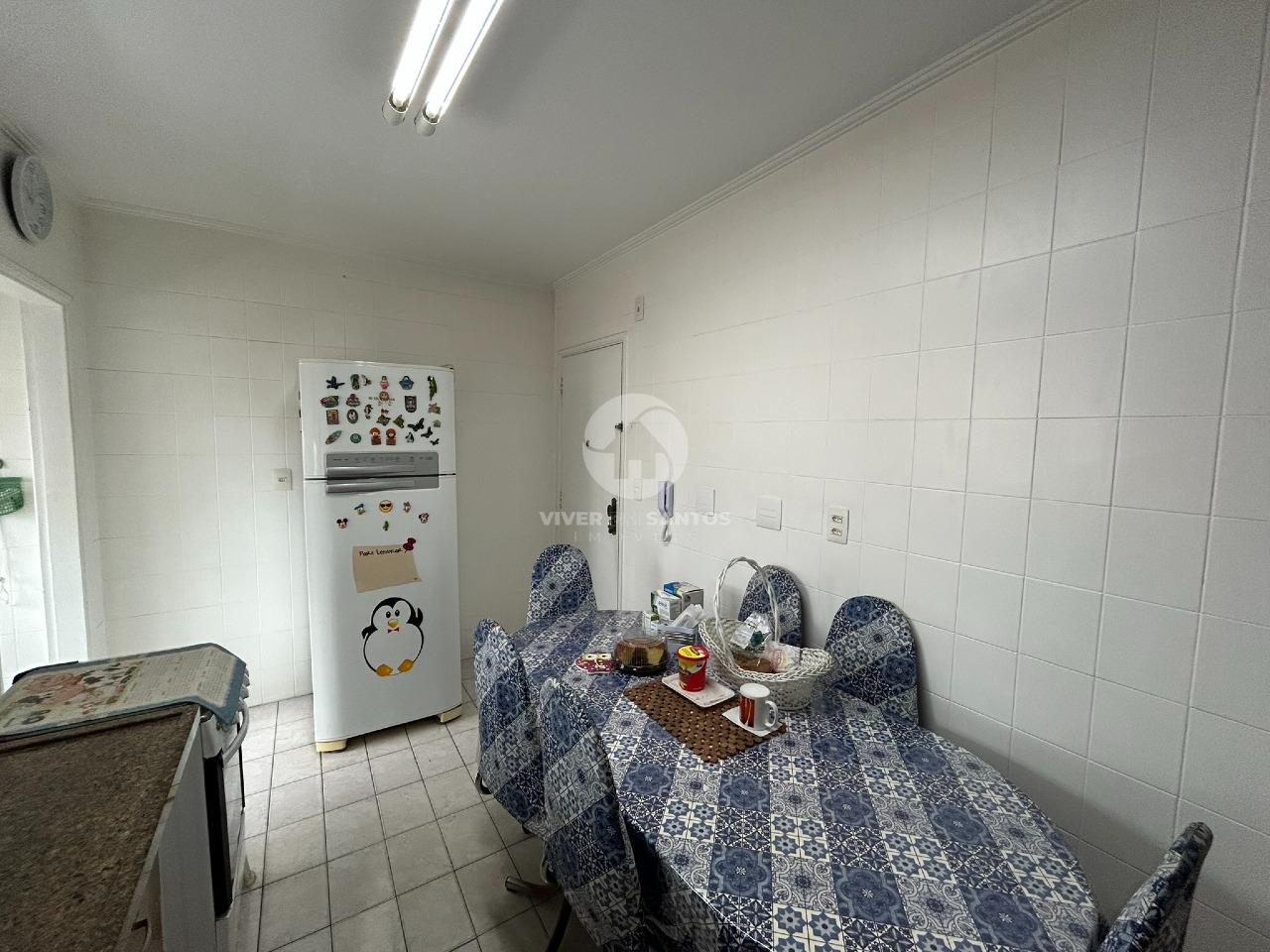 Apartamento 3 Dormitórios, Suíte, Sala para 3 Ambientes e Vaga Demarcada no Marapé – Santos/SP em Marapé, Santos — foto 9