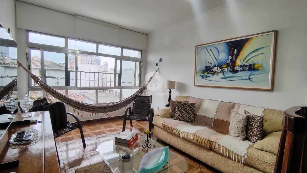 Título: Apartamento de Frente, 2 Dormitórios, Vista Livre e Garagem Fechada na Aparecida – Santos/SP em Aparecida, Santos — foto 2