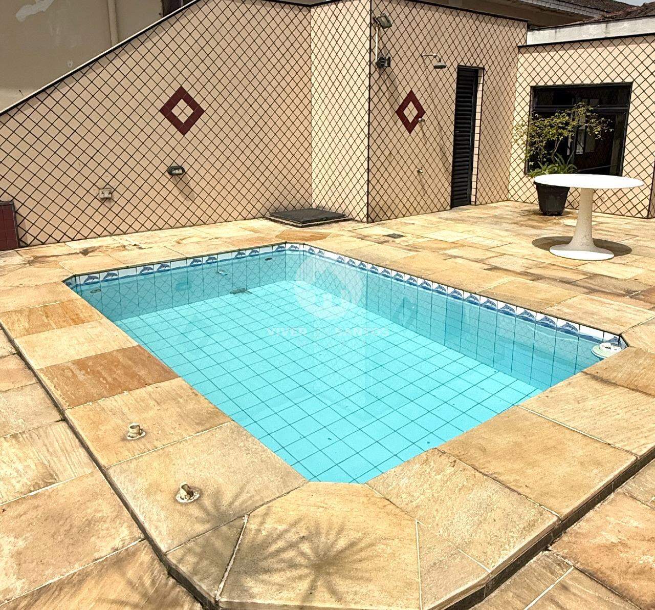 Casa Triplex Sobreposta Alta 4 Dormitórios, Churrasqueira e Piscina no Embaré - Santos SP em Embaré, Santos — foto 18