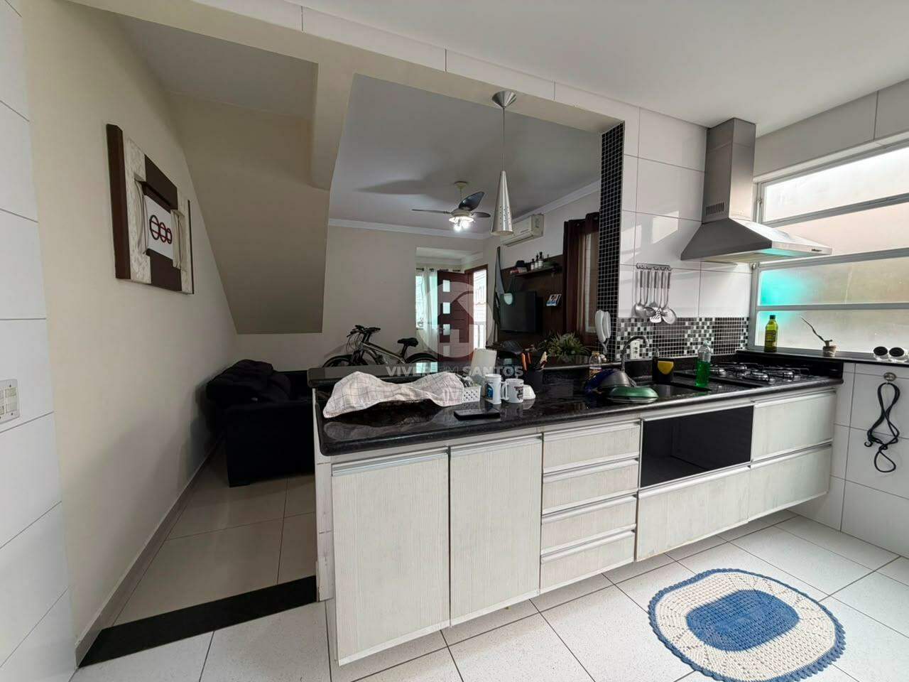 Casa Sobreposta Baixa 3 Dormitórios, Suíte e Churrasqueira - Santos SP em Marapé, Santos — foto 5