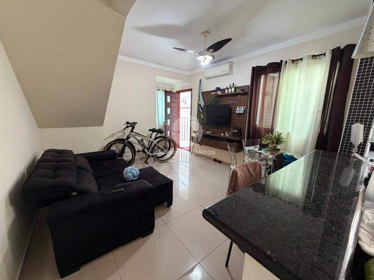 Casa Sobreposta Baixa 3 Dormitórios, Suíte e Churrasqueira - Santos SP em Marapé, Santos — foto 2