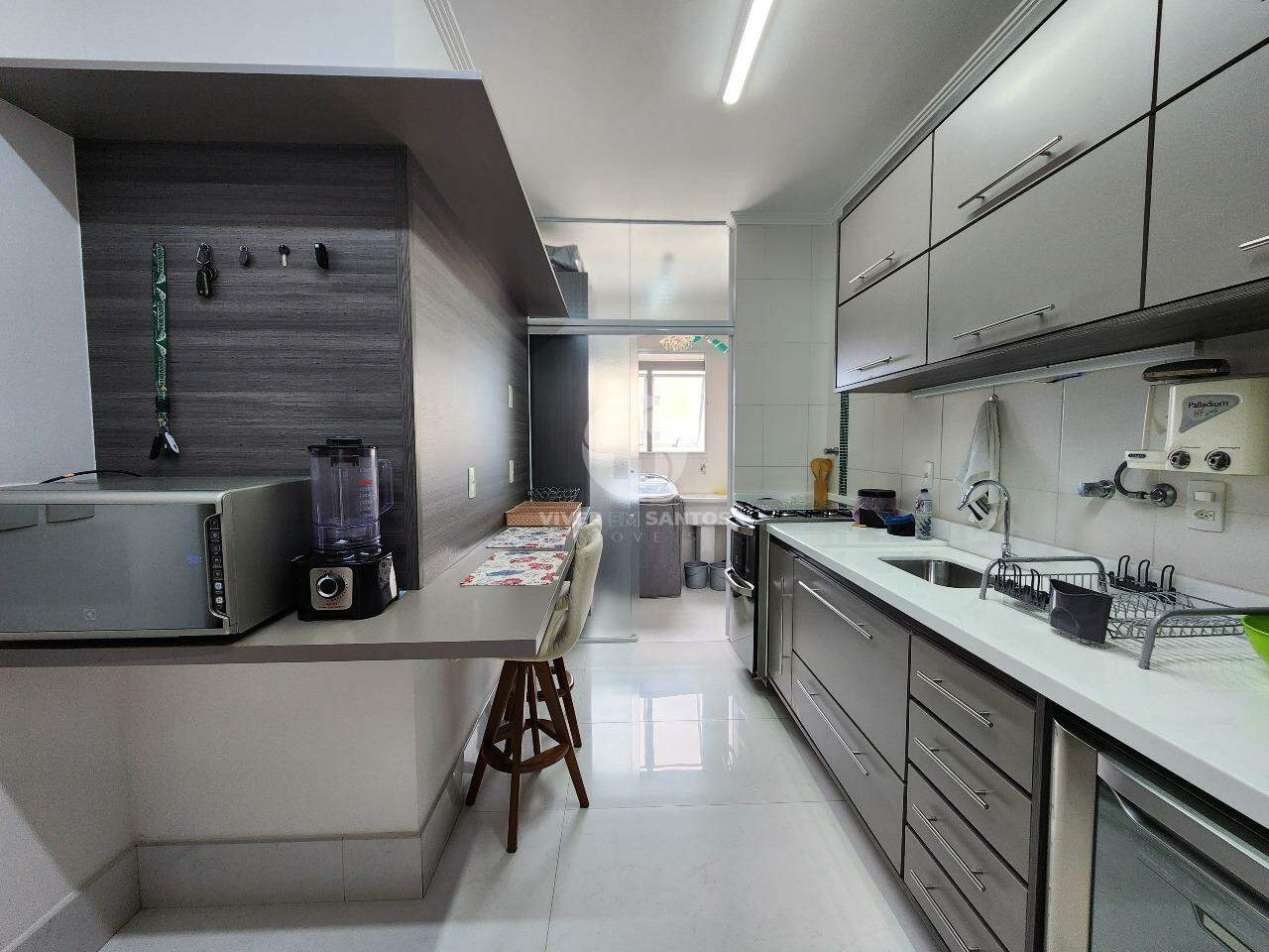 Apartamento Pompéia Vista Mar com Lazer em Pompéia, Santos — foto 18