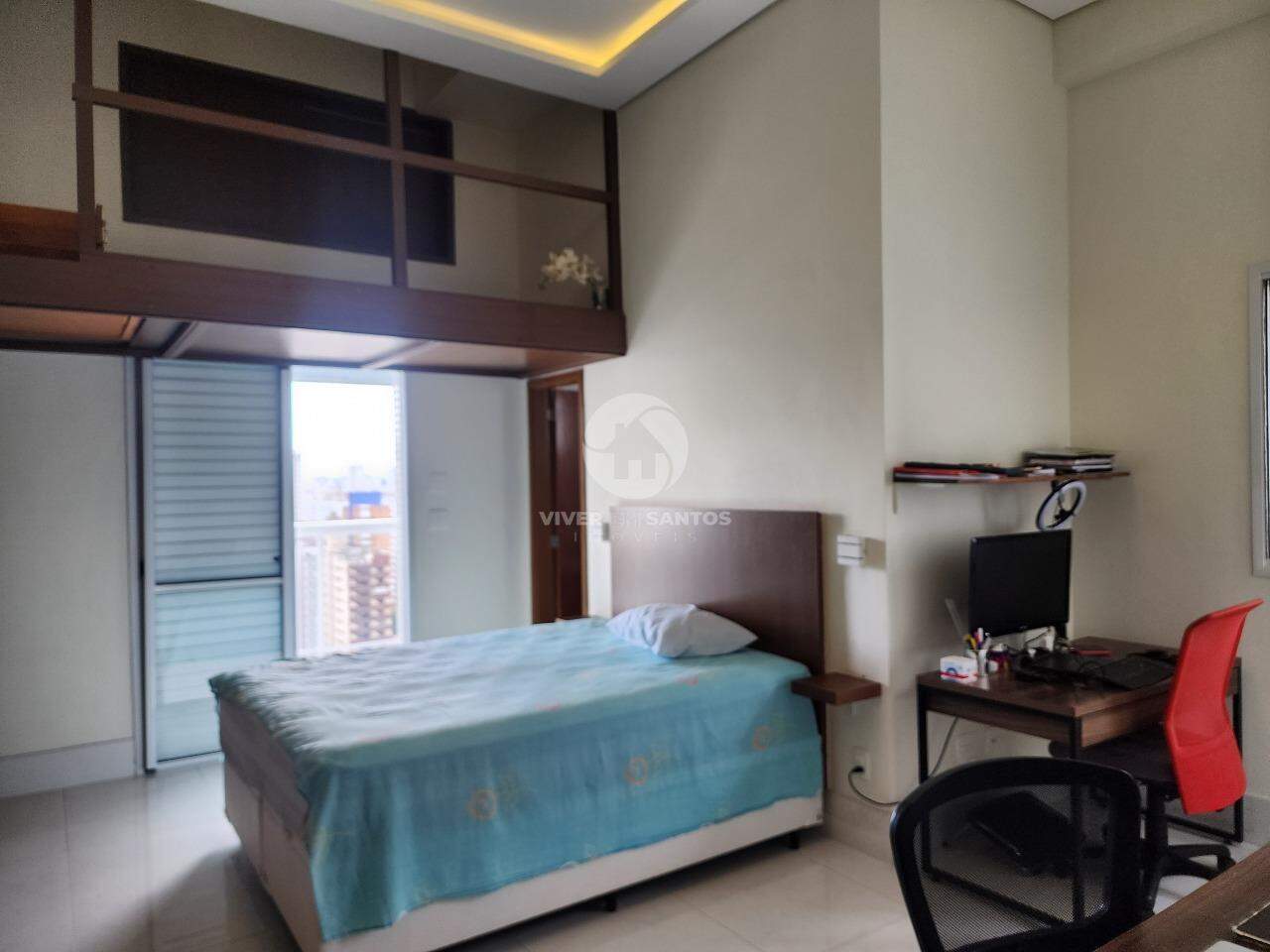 Apartamento Pompéia Vista Mar com Lazer em Pompéia, Santos — foto 15
