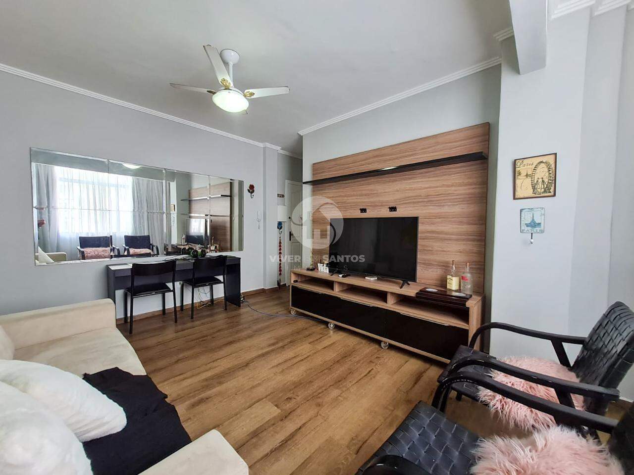 Apartamento à venda, 1 quarto, 1 vaga, José Menino - Santos/SP em José Menino, Santos — foto 2