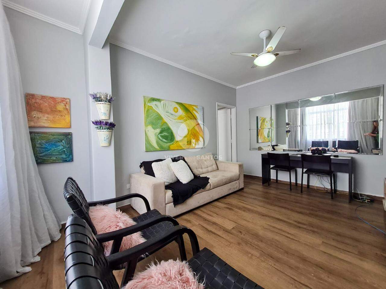 Apartamento à venda, 1 quarto, 1 vaga, José Menino - Santos/SP em José Menino, Santos — foto 3