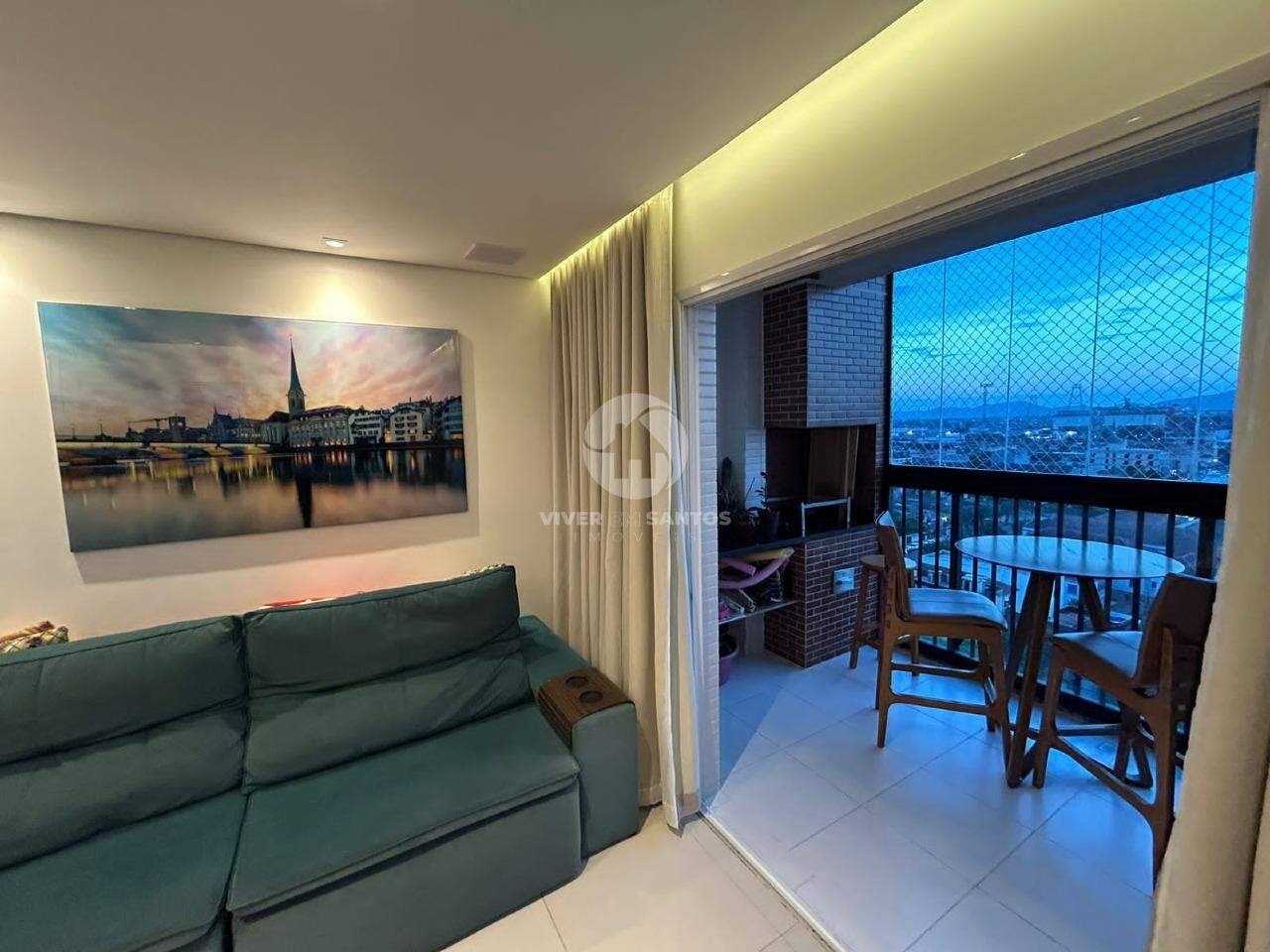 Apartamento com 3 dormitórios na Vila Mathias em Santos em Vila Mathias, Santos — foto 3