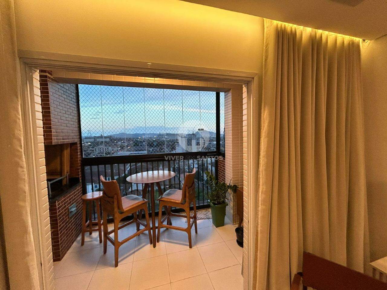 Apartamento com 3 dormitórios na Vila Mathias em Santos em Vila Mathias, Santos — foto 2