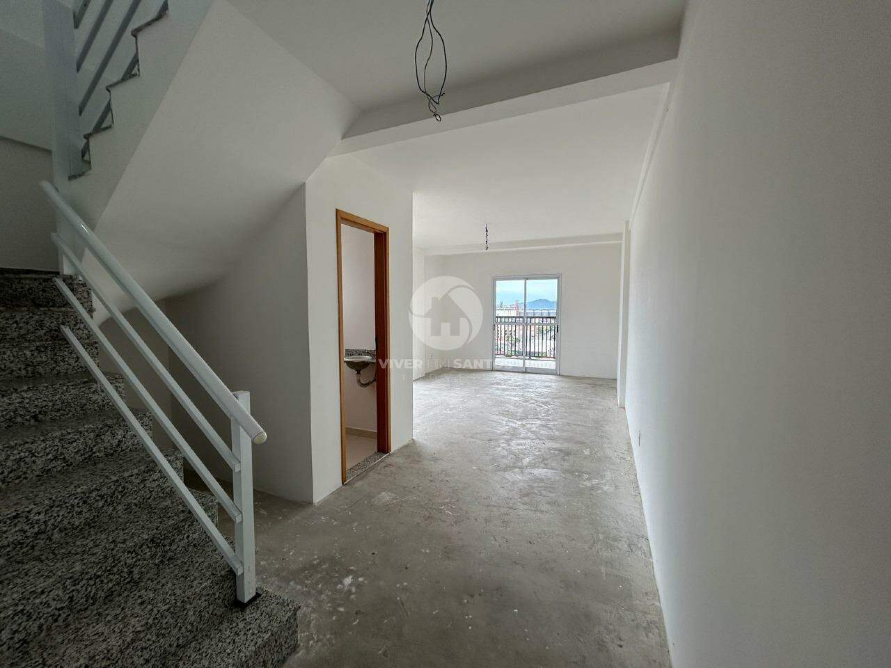 Apartamento Duplex Novo 3 quartos sendo 1 suíte e varanda com churrasqueira - 3 vagas e lazer em Vila Mathias, Santos — foto 2