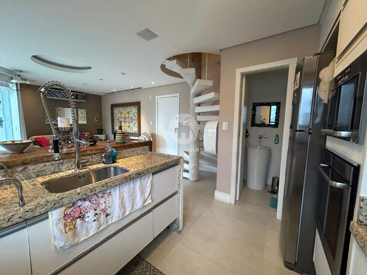 Apartamento Duplex à venda, 2 quartos, 1 suíte, 1 vaga, Ponta da Praia - Santos/SP em Ponta da Praia, Santos — foto 12