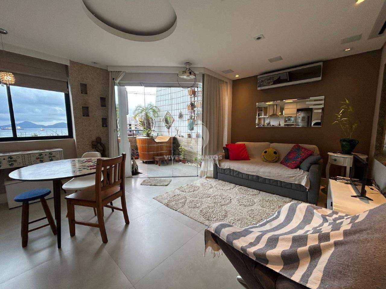 Apartamento Duplex à venda, 2 quartos, 1 suíte, 1 vaga, Ponta da Praia - Santos/SP em Ponta da Praia, Santos — foto 3