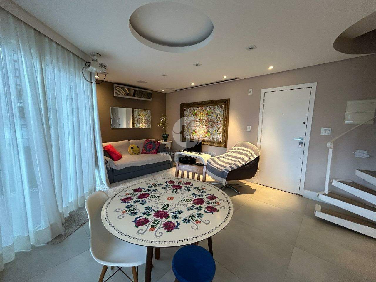 Apartamento Duplex à venda, 2 quartos, 1 suíte, 1 vaga, Ponta da Praia - Santos/SP em Ponta da Praia, Santos — foto 5
