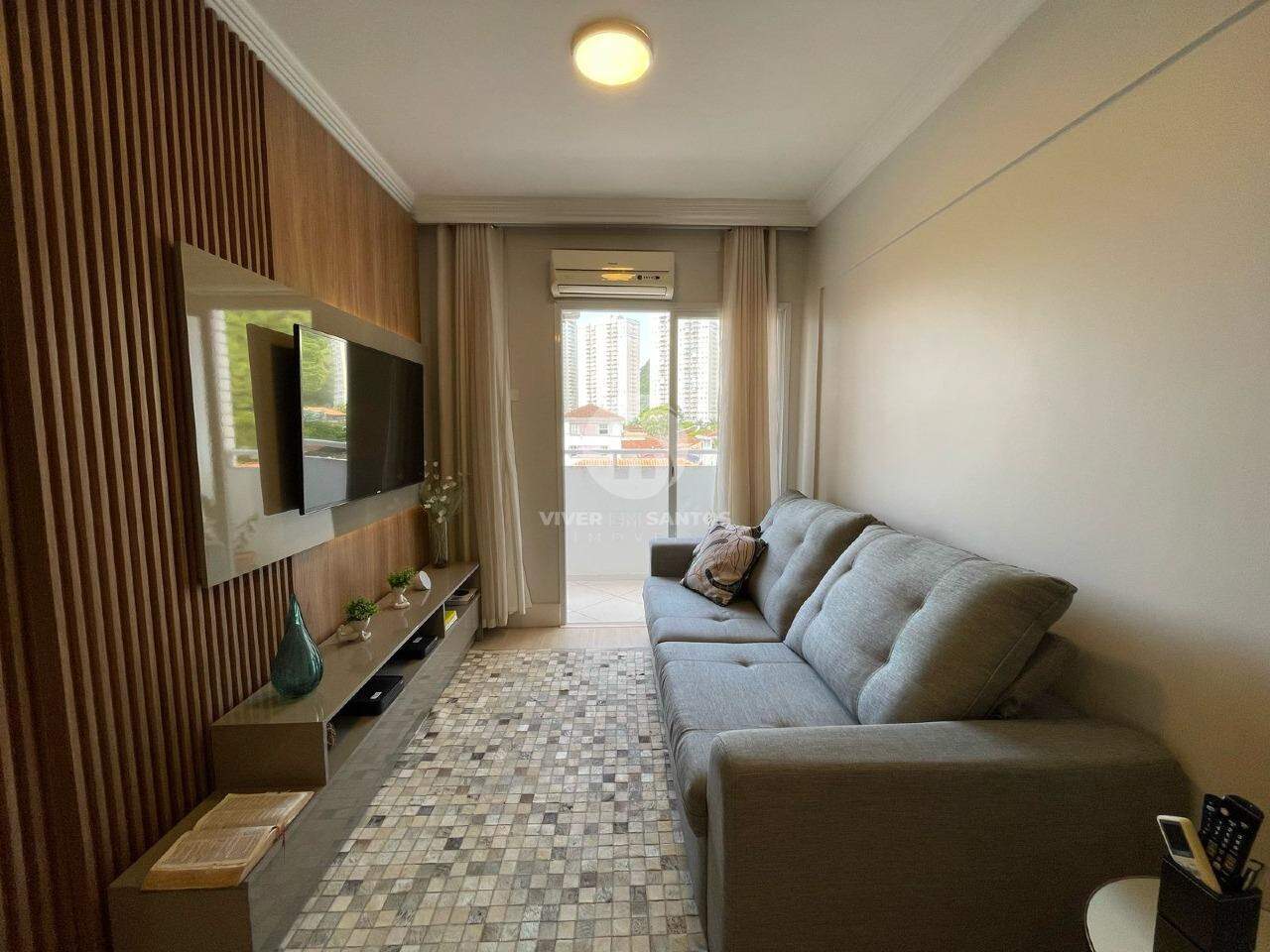 Apartamento à venda, 2 quartos, 1 suíte e dependência completa no bairro do Marapé, em Santos/SP. em Marapé, Santos — foto 2