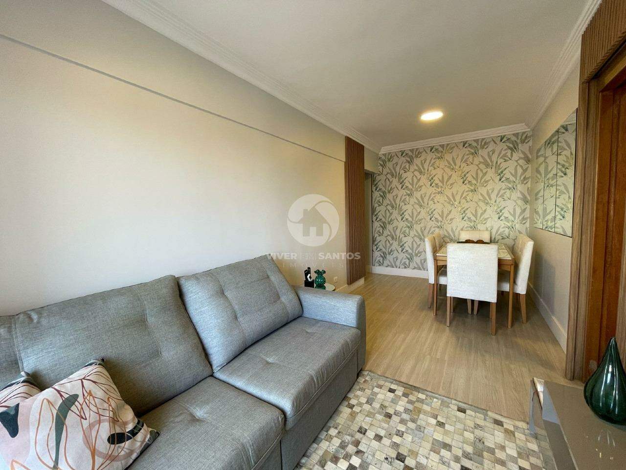 Apartamento à venda, 2 quartos, 1 suíte e dependência completa no bairro do Marapé, em Santos/SP. em Marapé, Santos — foto 3