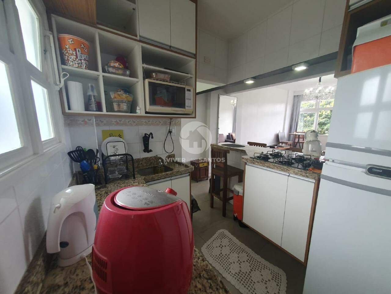 Apartamento reformado com bela vista na Ilha Porchat - São Vicente/SP em Ilha Porchat, São Vicente — foto 5