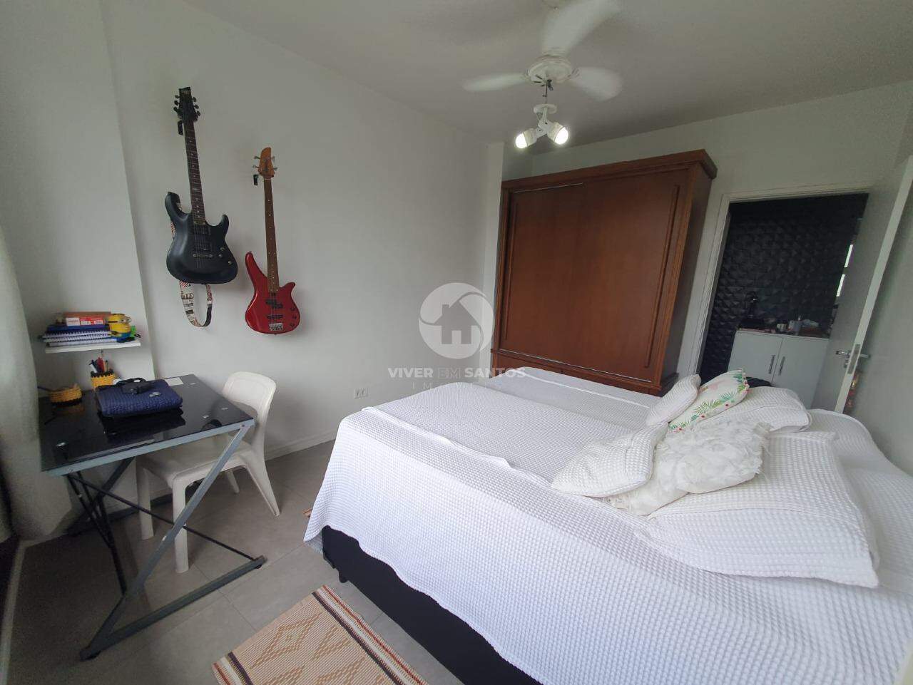 Apartamento reformado com bela vista na Ilha Porchat - São Vicente/SP em Ilha Porchat, São Vicente — foto 7