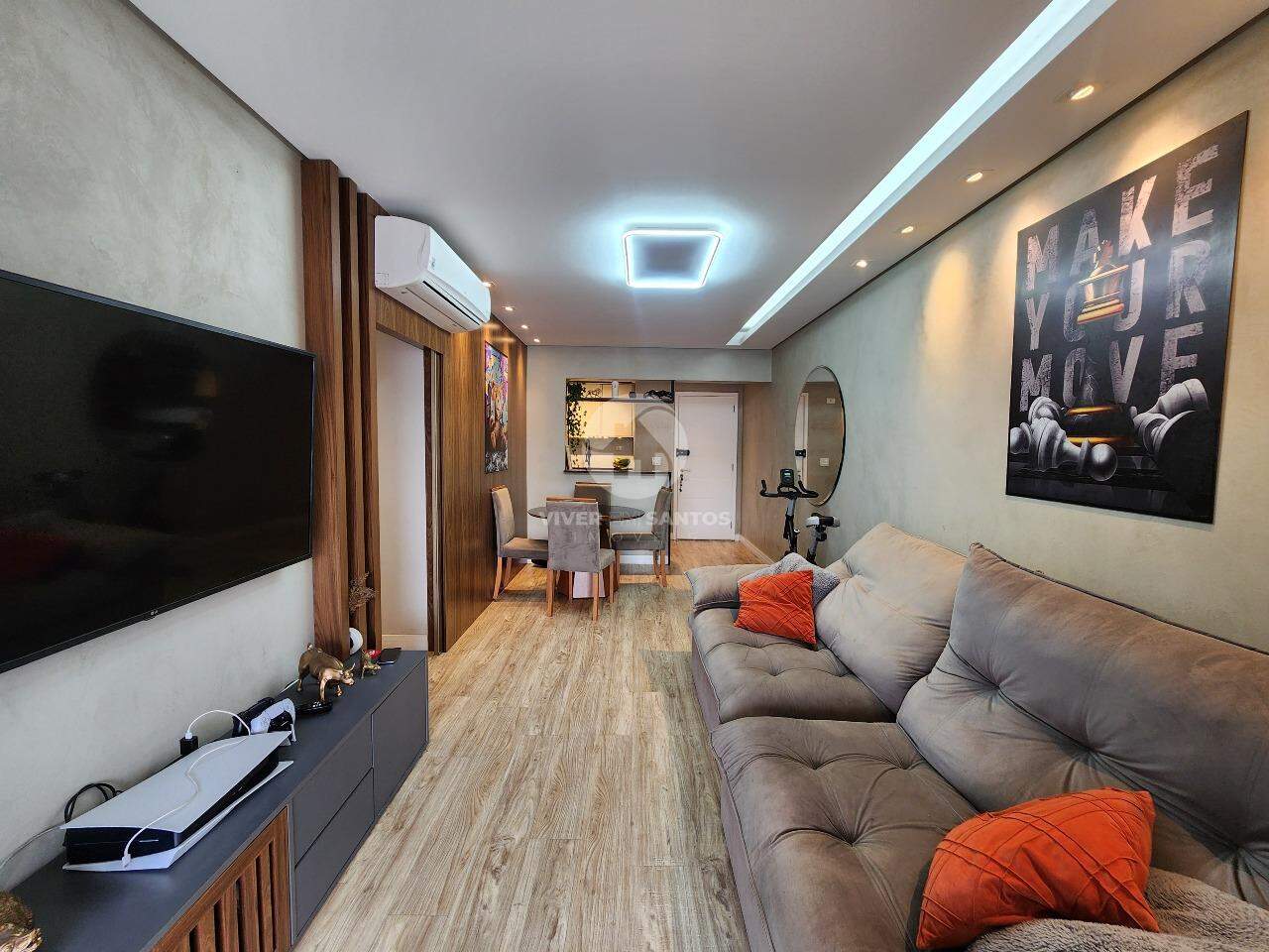 Apartamento dois dormitórios com varanda gourmet em Vila Belmiro, Santos — foto 3