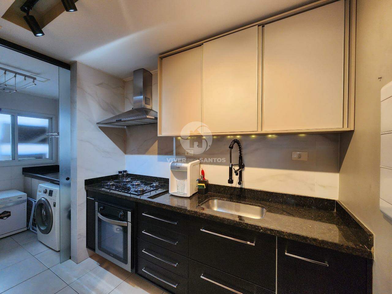 Apartamento dois dormitórios com varanda gourmet em Vila Belmiro, Santos — foto 14