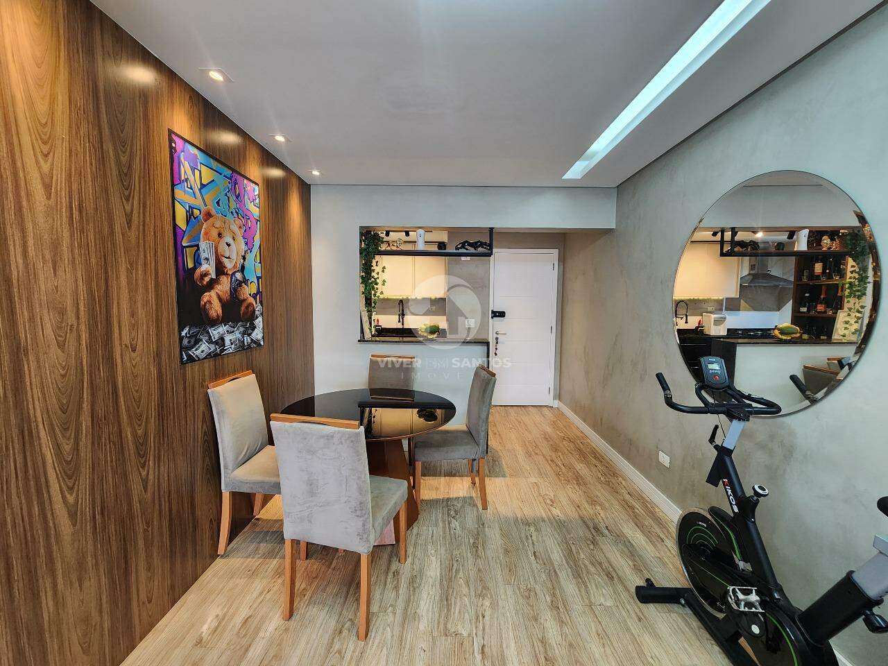 Apartamento dois dormitórios com varanda gourmet em Vila Belmiro, Santos — foto 5