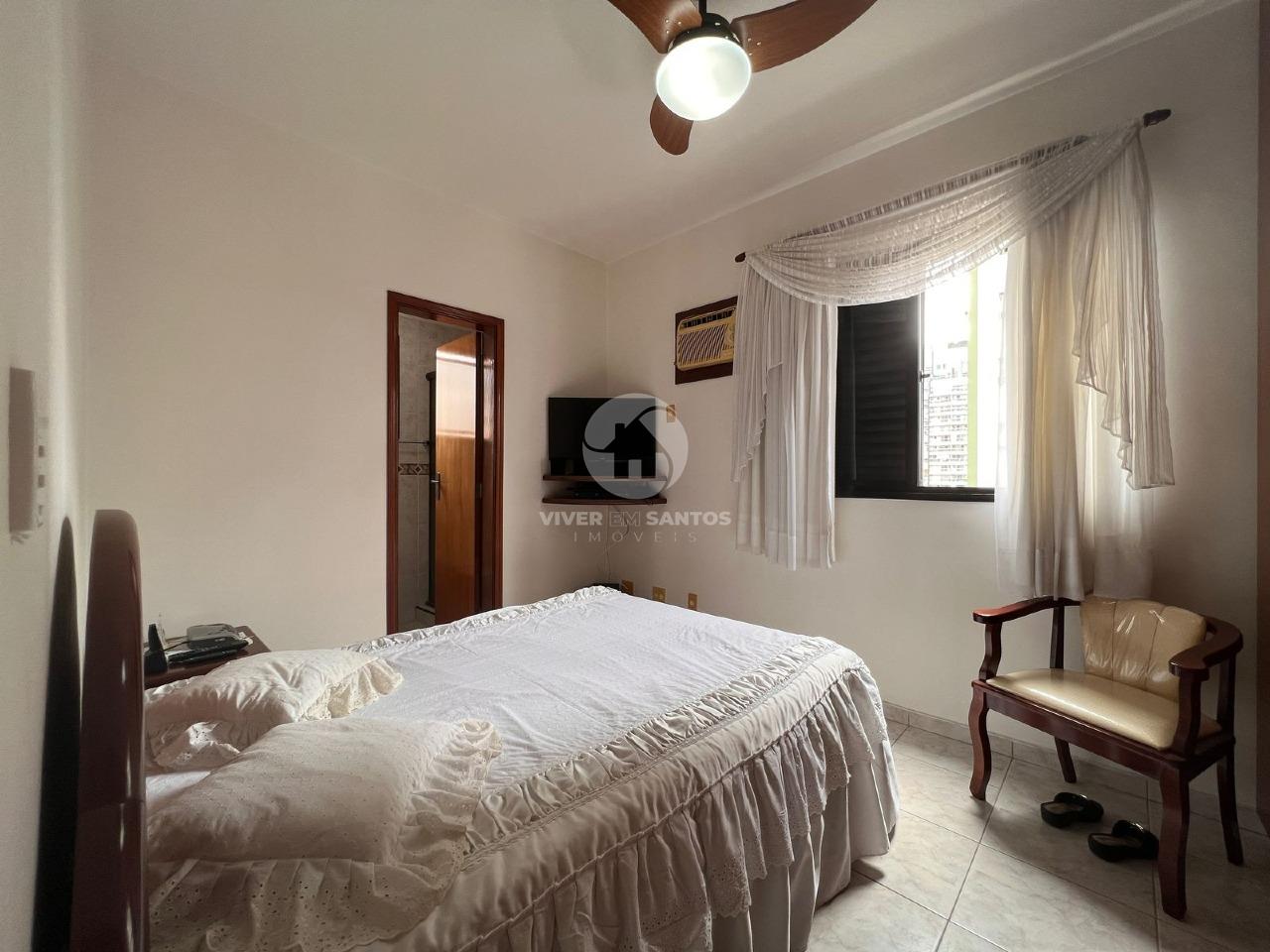 Apartamento com 3 quartos na quadra da praia no Boqueirão em Santos em Boqueirão, Santos — foto 13