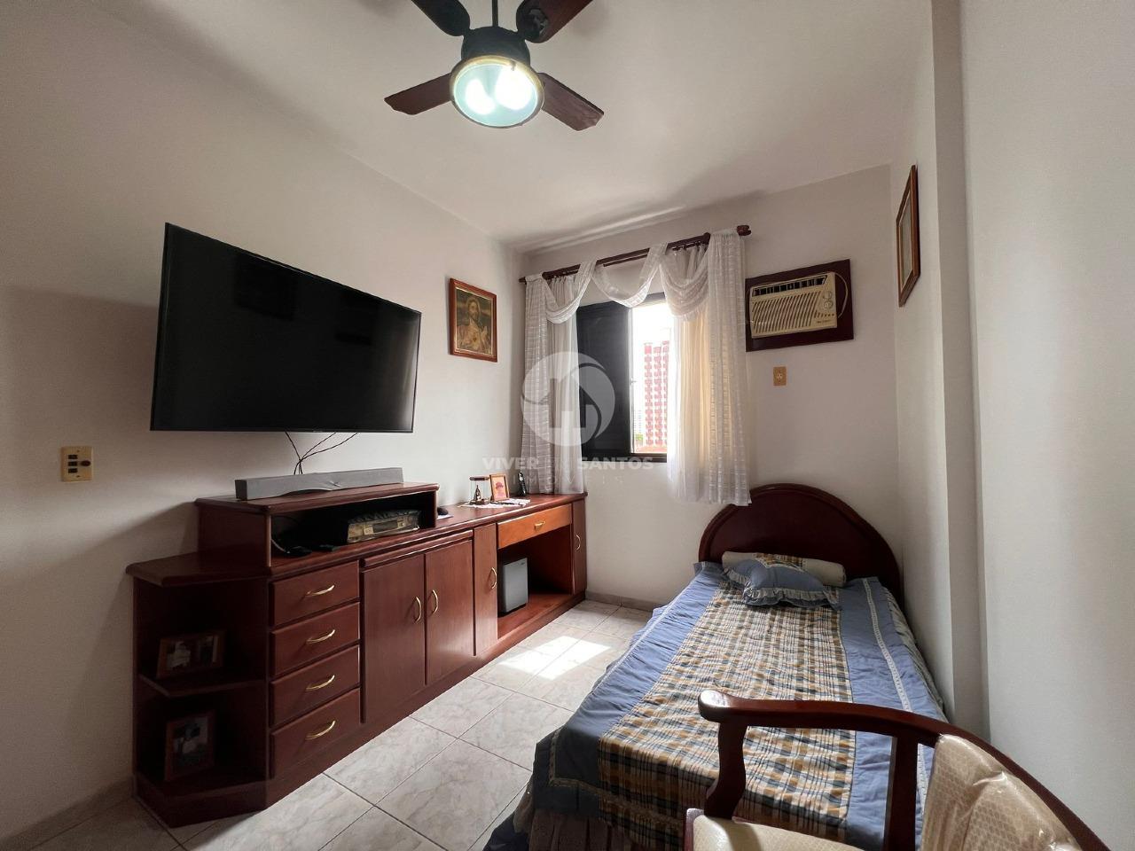Apartamento com 3 quartos na quadra da praia no Boqueirão em Santos em Boqueirão, Santos — foto 10