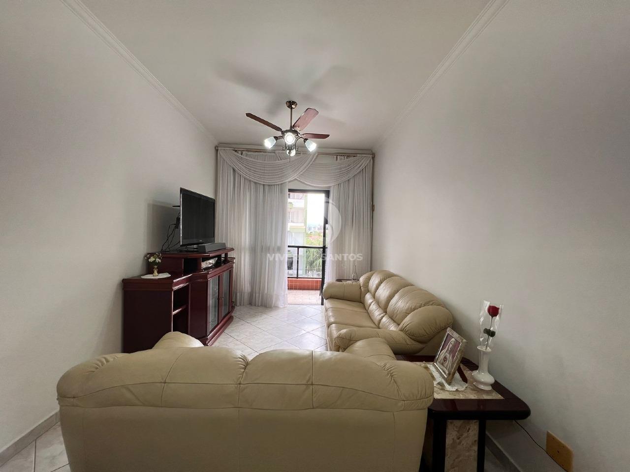 Apartamento com 3 quartos na quadra da praia no Boqueirão em Santos em Boqueirão, Santos — foto 3