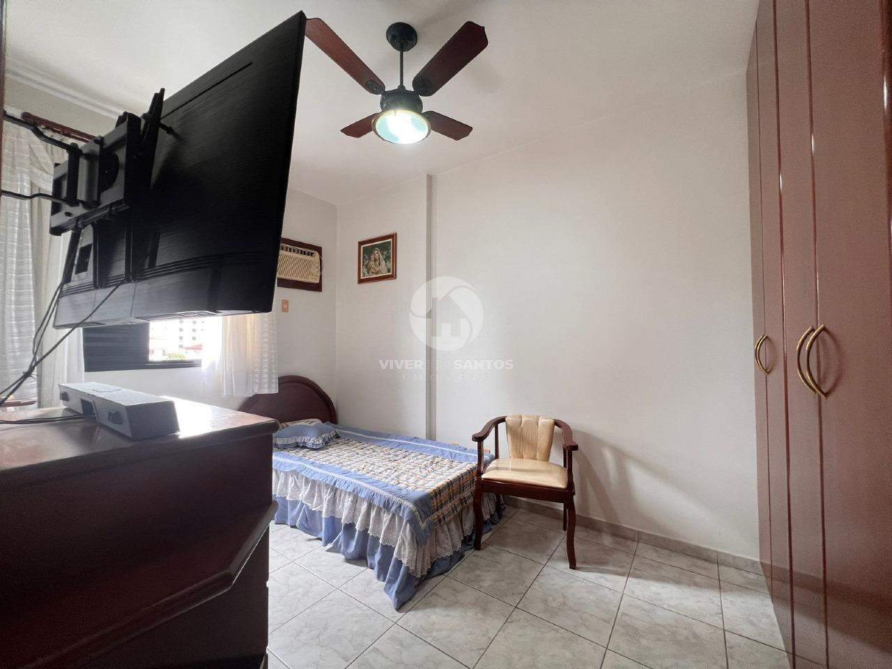 Apartamento com 3 quartos na quadra da praia no Boqueirão em Santos em Boqueirão, Santos — foto 11