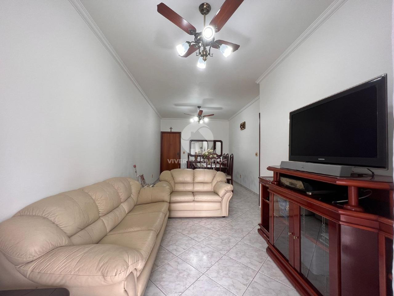 Apartamento com 3 quartos na quadra da praia no Boqueirão em Santos em Boqueirão, Santos — foto 2