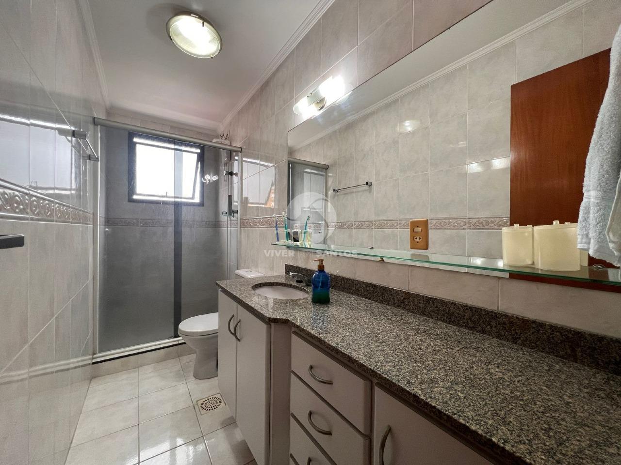 Apartamento com 3 quartos na quadra da praia no Boqueirão em Santos em Boqueirão, Santos — foto 9