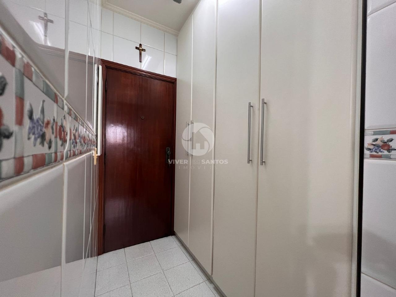 Apartamento com 3 quartos na quadra da praia no Boqueirão em Santos em Boqueirão, Santos — foto 17