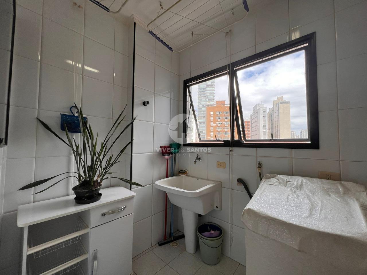 Apartamento com 3 quartos na quadra da praia no Boqueirão em Santos em Boqueirão, Santos — foto 20