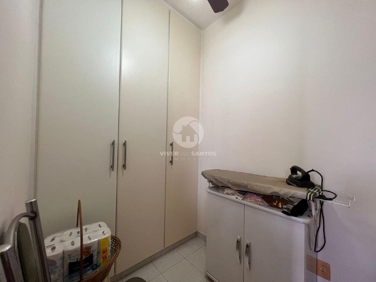 Apartamento com 3 quartos na quadra da praia no Boqueirão em Santos em Boqueirão, Santos — foto 21