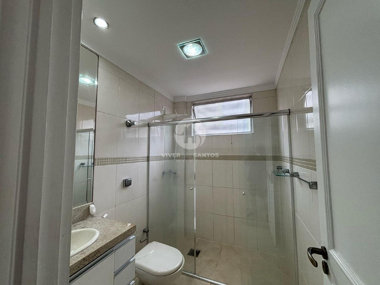 Apartamento 3 Dormitórios, Suíte, Sala 3 Ambientes e Vaga Demarcada a 100 Metros da Praia do Gonzaga – Santos/SP em Gonzaga, Santos — foto 17