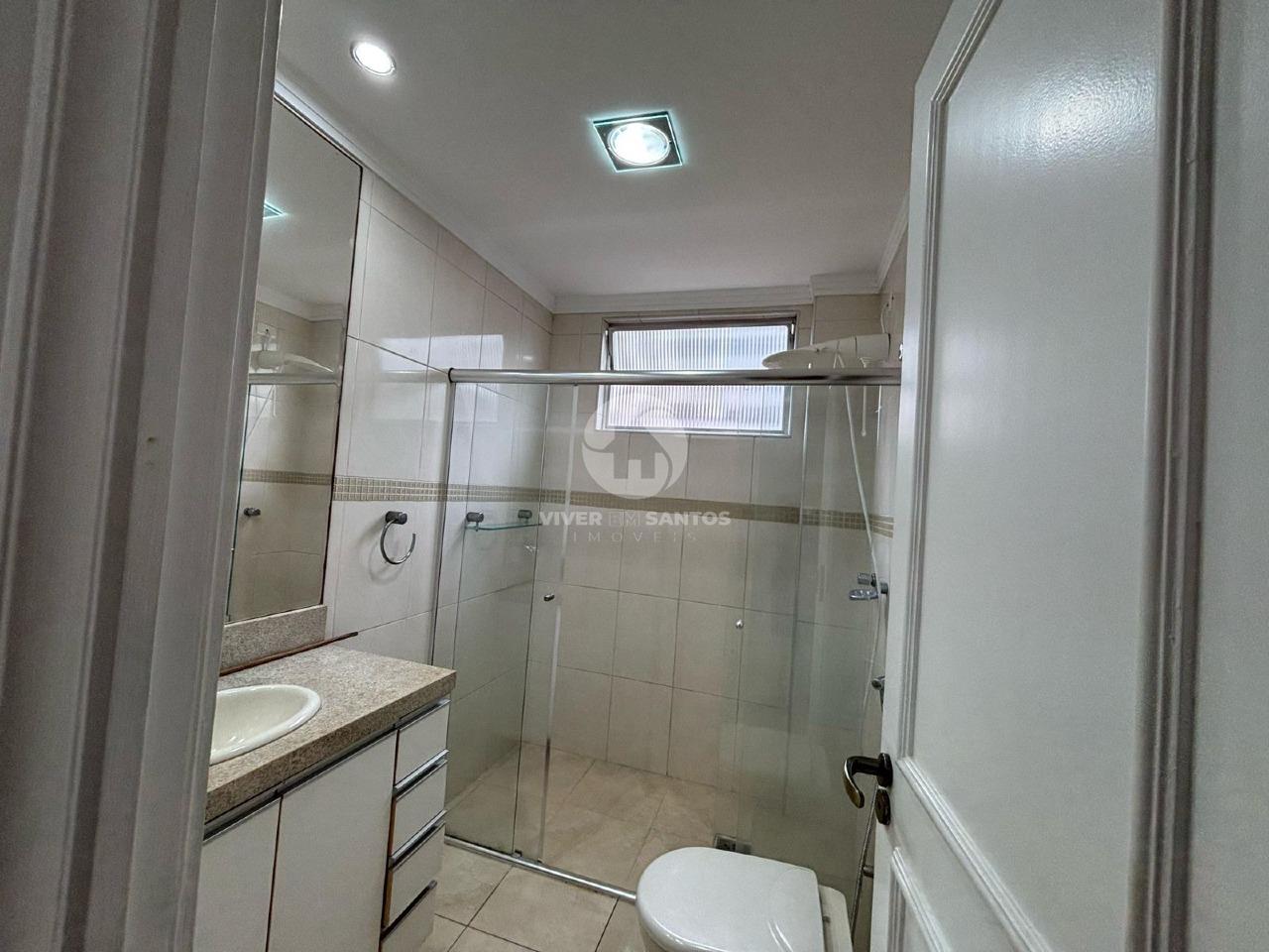 Apartamento 3 Dormitórios, Suíte, Sala 3 Ambientes e Vaga Demarcada a 100 Metros da Praia do Gonzaga – Santos/SP em Gonzaga, Santos — foto 16