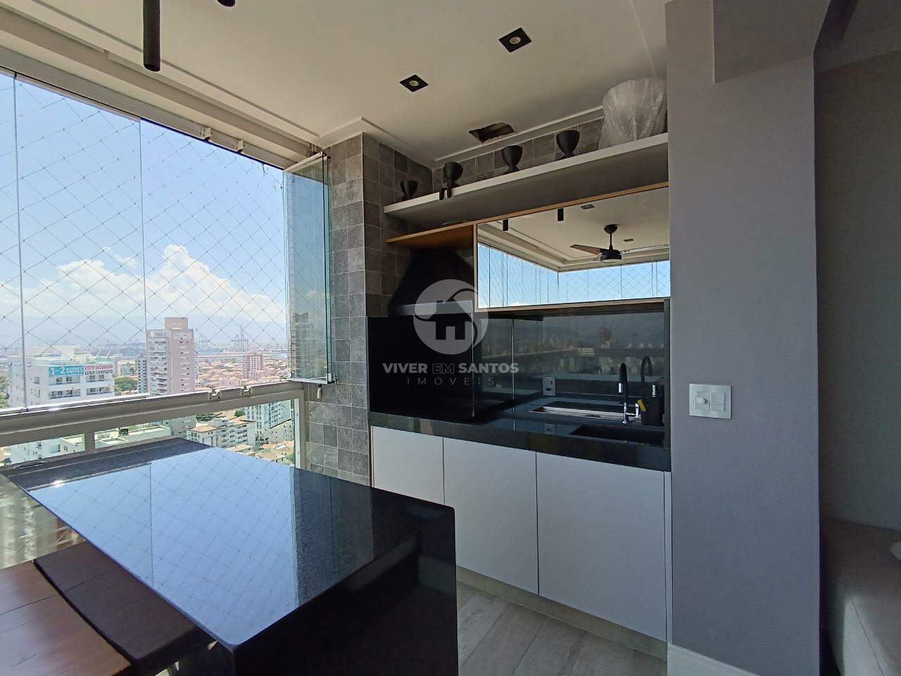 Apartamento com 3 dormitórios à venda, 119m² por R$ 1.850.000,00 - Ponta da Praia- Santos/SP em Ponta da Praia, Santos — foto 3