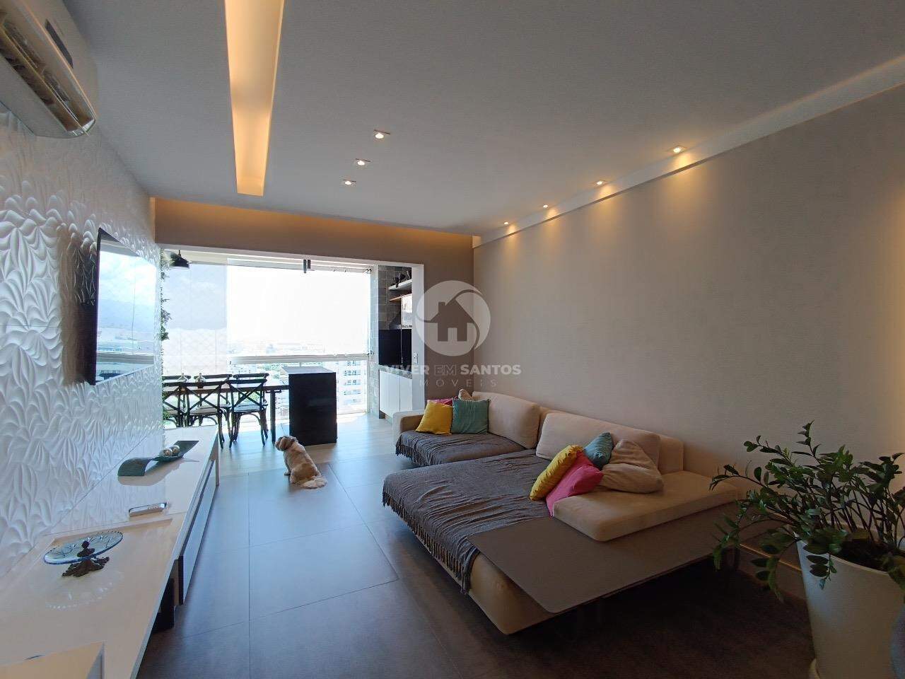 Apartamento com 3 dormitórios à venda, 119m² por R$ 1.850.000,00 - Ponta da Praia- Santos/SP em Ponta da Praia, Santos — foto 7