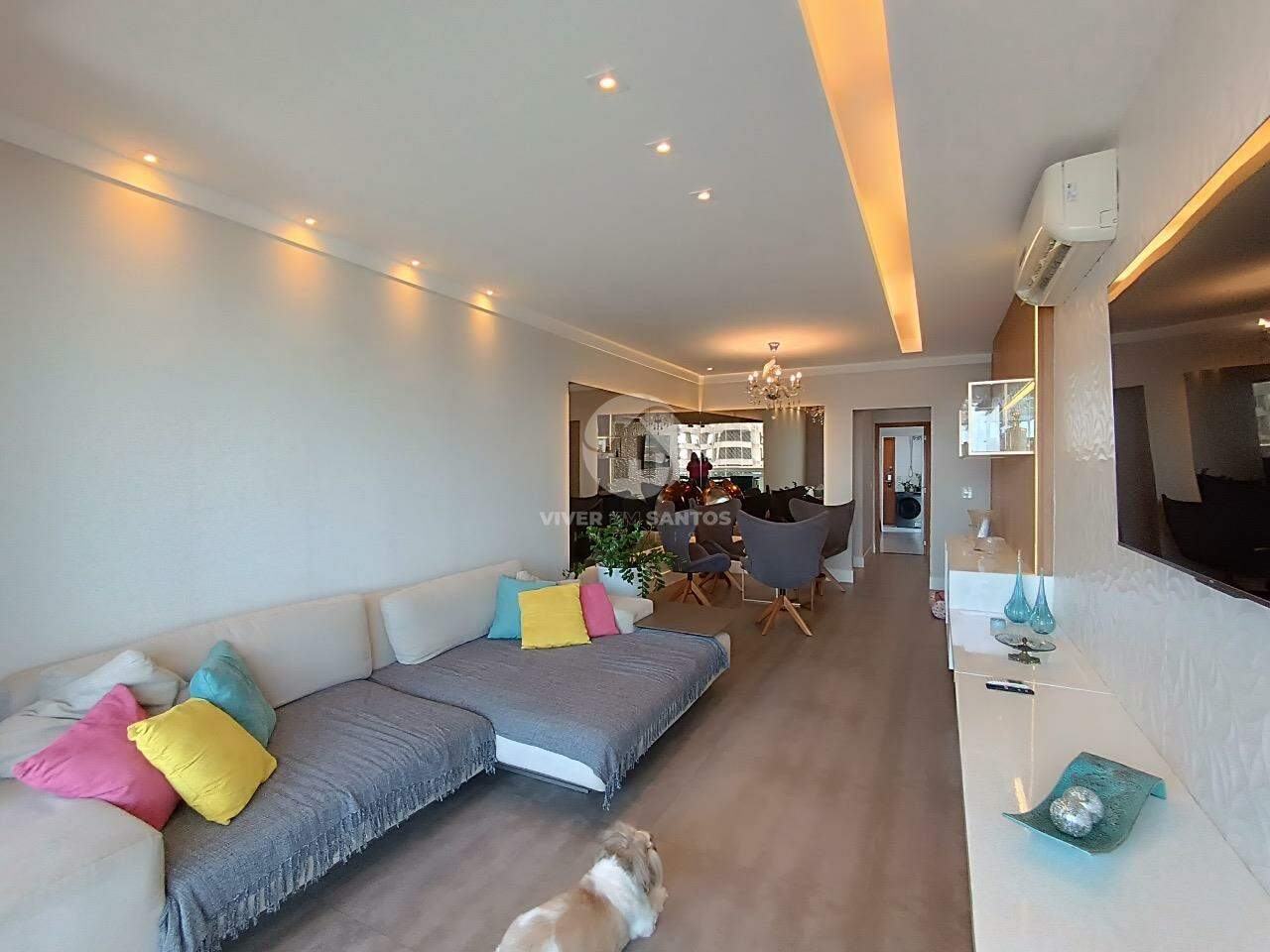 Apartamento com 3 dormitórios à venda, 119m² por R$ 1.850.000,00 - Ponta da Praia- Santos/SP em Ponta da Praia, Santos — foto 8