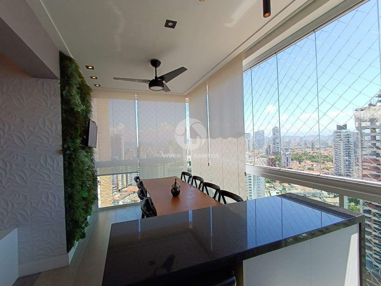 Apartamento com 3 dormitórios à venda, 119m² por R$ 1.850.000,00 - Ponta da Praia- Santos/SP em Ponta da Praia, Santos — foto 2