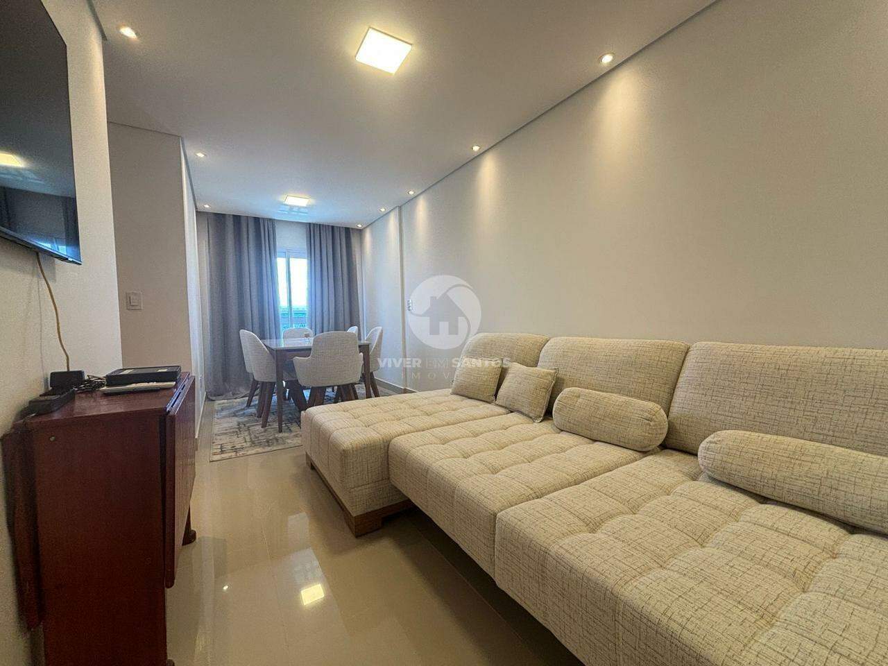 Apartamento com 2 Quartos porteira fechada com lazer proximo a praia em Embaré, Santos — foto 5