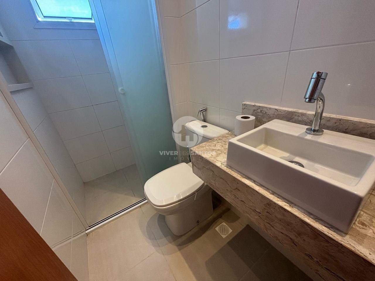 Apartamento com 2 Quartos porteira fechada com lazer proximo a praia em Embaré, Santos — foto 8