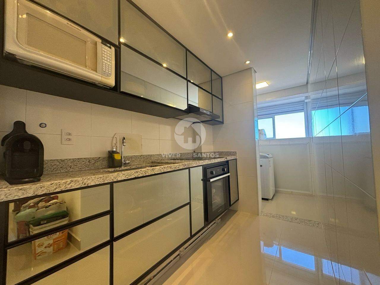 Apartamento com 2 Quartos porteira fechada com lazer proximo a praia em Embaré, Santos — foto 13