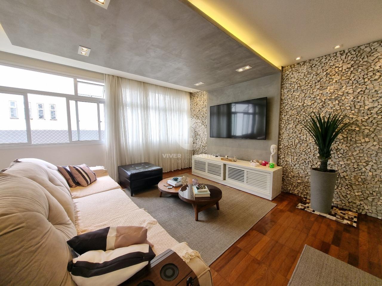 Apartamento com 126 m² no coração do Gonzaga - Santos/SP em Gonzaga, Santos — foto 2