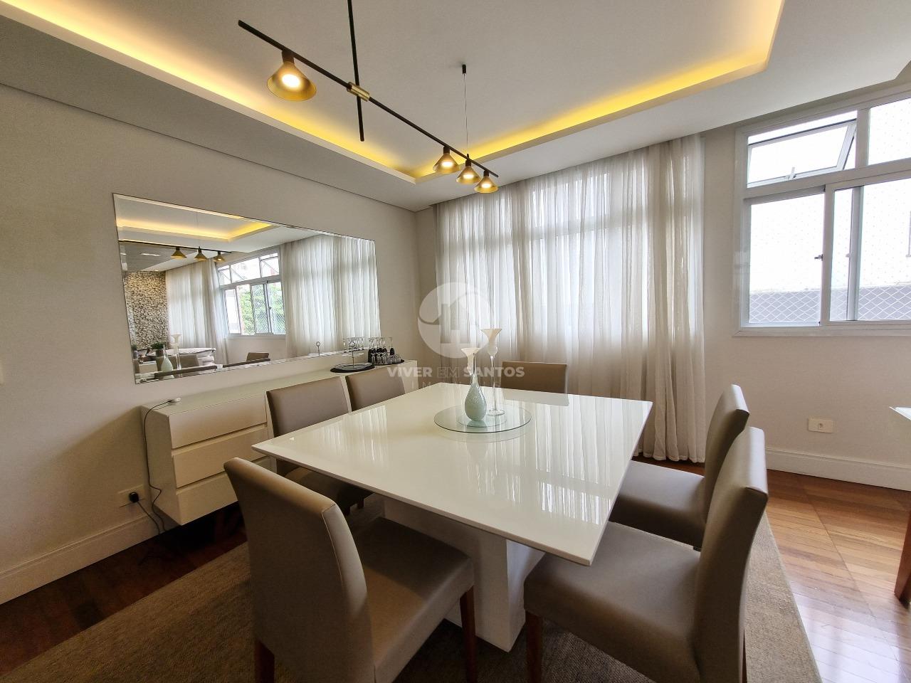 Apartamento com 126 m² no coração do Gonzaga - Santos/SP em Gonzaga, Santos — foto 4